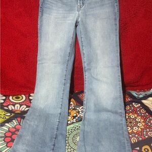 GAP Light Wash High Rise Flare Jeans